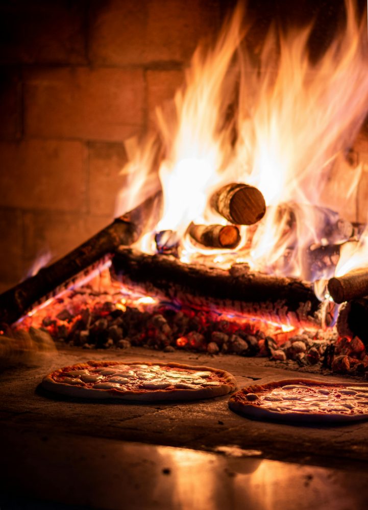 Wood fired pizza